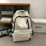 WIAOFELLAS  -  Backpack men's simple large-capacity travel backpack female student bag laptop travel bag