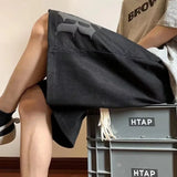 Wiaofellas  -  American Letter Foam Print Short Pants For Men Summer Hip Hop Fashion Y2K Shorts Male Streetwear Basketball Gym bermuda shorts