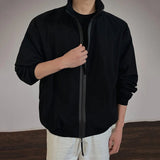 WIAOFELLAS  -  New Summer Men's Sun-protective Clothing Stand Collar Solid Color Korean Coats Zipper Casual Male Jackets Simple