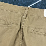 WIAOFELLAS  -  High-end cotton casual pants men's American retro small straight slim cargo pants