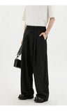 WIAOFELLAS  -  Black Suit Pants Men Oversized Fashion Social Mens Dress Pants Korean Loose Wide Leg Pants Mens Office Formal Trousers M-3XL