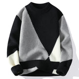 WIAOFELLAS  -  Pull Homme New Winter Top Grade Luxury Handsome Pullover Men Korean Harajuku Mens Christmas Sweaters Thick Warm Sweater Man