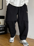 WIAOFELLAS  -  Spring Wide Men Pants Korean Trousers Oversize Cotton Streetwear Male New Cargo Pants Casual Men Clothing Sweatpants C05
