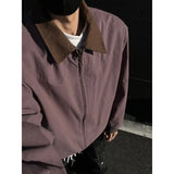 WIAOFELLAS  -  Spring Cotton Jacket Men Fashion Casual Khaki Short Jacket Men Streetwear Korean Loose Bomber Jacket Mens Jackets Coat