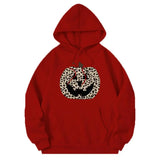 Wiaofellas  -  New Men's Pullover Hooded Print Long Sleeve Pocket Halloween Pattern Sweatshirt