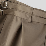 Wiaofellas  -  Men's Pants Solid Color High Waist Joggers Loose Wide Leg Trousers For Man Streetwear Fashion Casual Male Pants