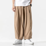 WIAOFELLAS  -  Spring Summer Men's Harem Pants Harajuku Casual Trousers Man Jogger Sweatpants Streetwear Solid Hip Hop Loose Ankle Length Pants