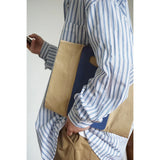 Wiaofellas  -  Japan fashion Ciboy Loose Retro Basic Men's and Women's Striped Cotton Casual Long sleeve Shirts