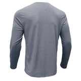 WIAOFELLAS  -  Fashion T-Shirts Men Autumn Slim Fit Long Sleeve Henley Shirt Man Streetwear Casual Solid Color T-Shirt