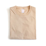 WIAOFELLAS  -  Urban 220g Japanese Cotton Thick T-shirt Unisex Heavy Summer Solid Color Seamless Woven Tops Round Neck Men Short Sleeve T-shirt