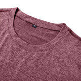 WIAOFELLAS  -  Men's T-shirt Casual Soft Fitness Summer Thin Male T-shirts Home Clothes O-Neck Short Sleeve Soild T Shirt for Men