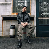 WIAOFELLAS  -  Male Trousers Multi Pocket Black Men's Cargo Pants Spring Autumn Stacked Multipockets Long Designer Luxury Loose Luxury Harajuku