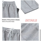 Wiaofellas  -  Black Gray White Casual Pants Men Sports Pants Men Sweatpants Streetwear Loose Straight Wide Leg Pants Mens Joggers Trousers