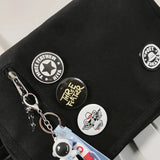 WIAOFELLAS  -  Korean Fashion Casual Big Bag Student School Bags for Teenage Girls Messenger Bag Shoulder Bag Crossbody Bags Women