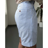 WIAOFELLAS  -  Summer Men British Straight Naples Men Ropa Hombre Short Pant Striped Seersucker Casual Shorts Men Suit Short Pantalones Homme