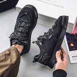 WIAOFELLAS  -  Men's Causal Low Top Breathable Lightweight Non-Slip Sneakers Comfort Fit Walking Shoes for Male