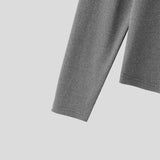 WIAOFELLAS  -  Men T Shirt Solid Color Turtleneck Long Sleeve Hollow Out Backless Male Tee Tops Streetwear Sexy Fashion Unisex T-shirts