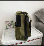 WIAOFELLAS  -  Messenger Bag Boys Canvas Bag Fashion Brand Messenger Bag New Casual Street Trend Fashion Youth Shoulder Bag