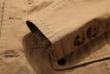 WIAOFELLAS  -  Jacket men's spring loose cotton men's jacket Nice new spring and autumn casual jacket coat male