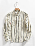 WIAOFELLAS  -  Japanese Striped New Retro Men's Trendy and Fashionable Loose Casual Shirt Long Sleeve Top Shirt Versatile Jacket