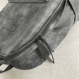 WIAOFELLAS  -  High Quality Women Man Backpack PU Leather Men's Backpacks Girl Luxury Designer Back Pack Laptop Bag Large Capacity Travel Bag