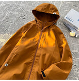 WIAOFELLAS  -  Autumn Spring Casual Men's Outdoor Jacket Basic Solid Colour Hooded Windbreaker Unisex Coats Waterproof Male Jackets