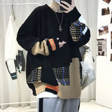 WIAOFELLAS  -  Thick Hoodie for Men Trendy and Cool Loose Fitting Jacket Thick and Versatile Long Sleeved Knitted Sweater