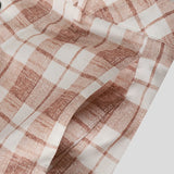 Wiaofellas  -  Men Plaid Pants Button Joggers Loose Casual Wide Leg Trousers Men Pleated Streetwear Baggy Fashion Wide Leg Pants