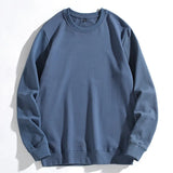WIAOFELLAS  -  New Spring Autumn 100% Cotton Sweatshirt Men Pullover O Neck Tees Streetwear Couple Hoodies Sweatshirts Tops Mens Clothing