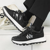 WIAOFELLAS  -  Men Casual Sneakers Platform Running Sports Shoes Fashion Male Lace Up Chunky Tennis Walking Sneakers Comfortable Outdoor Shoes