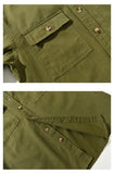 WIAOFELLAS  -  Spring color matching cotton long sleeve shirt men's American casual coat loose large size men's shirt