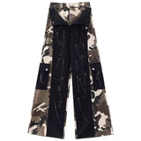 Wiaofellas  -  2000s American Vintage Pants Women Casual Y2k Clothing Thin Sportwear Y2k Clothing Retro Camouflage Trouser Casual Chic Harajuku