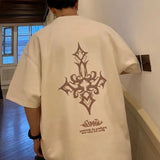 Wiaofellas  -  Summer Boyfriend New Pullover O-Neck Patchwork Printing Letter Fashion Comfortable Loose Casual Short Sleeve T-Shirts Tops