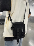 WIAOFELLAS  -  Men's messenger bag ins shoulder bag multifunctional purse tactical backpack