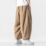 WIAOFELLAS  -  Spring Summer Men's Harem Pants Harajuku Casual Trousers Man Jogger Sweatpants Streetwear Solid Hip Hop Loose Ankle Length Pants
