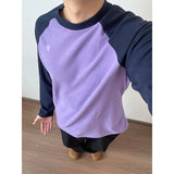 Wiaofellas  -  Unisex Double-Sided Velvet T-Shirt, Lightweight Thermal Base Layer, Raglan Sleeve Brushed Fleece, Winter Comfort