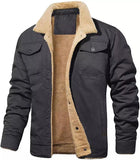 WIAOFELLAS  -  Mens Autumn Fleece Warm Thick Jackets Men Fashion Coat Men Casual Jacket Streetwear Breasted Overcoat Men Brand Clothing