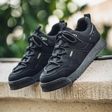 WIAOFELLAS  -  Men's Causal Low Top Breathable Lightweight Non-Slip Sneakers Comfort Fit Walking Shoes for Male