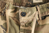 WIAOFELLAS  -  Heavy wash to do old camouflage cargo casual shorts men's American retro trend summer new loose straight pants