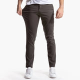 Wiaofellas  -  Solid Pencil Pants Mens Casual Thin Slim Trousers Summer Autumn Outdoor Work Classic Pants Ankle-Length Fashion Street Trousers