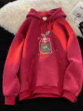 WIAOFELLAS  -  Autumn Kawaii Cartoon Graphic Hoodies Men's Y2K Streetwear Personality Sweatshirts Hip Hop Fashion Fleece Baggy Pullover Hoody