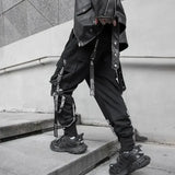 Wiaofellas  -  Men's Cargo Pants Black Hip Hop Male Trousers Autumn Large Size Long Harajuku Designer With Trend Unique Cotton Big Y2k Fashion