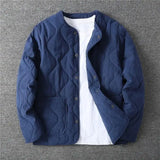 WIAOFELLAS  -  New Quilted Thickened Jacket for Men Versatile and Trendy Cotton Tops