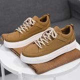 WIAOFELLAS  -  Men's Casual Shoes Slip-on Board Shoes Outdoor Breathable Canvas Shoes Flats Men Comfortable Walking Flats Slip on Shoes for Men