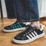 WIAOFELLAS  -  Fashion Classic Retro Men's Canvas Shoes Vintage Brand Canvas Sneakers Men Designer Skateboard Shoes Breathable Men Casual Shoes