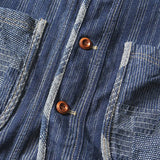 WIAOFELLAS  -  Men Japanese Streetwear Retro Fashion Loose Casual Stripe Denim Vest Sleeveless Jacket Unisex Jeans Waistcoat Cowboy Vest