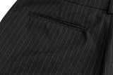 WIAOFELLAS  -  High Street Striped Chain Hanging Suit Trousers for Men Patchwork Straight Loose Casual Pants Oversized Wide Leg Cargos