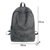 WIAOFELLAS  -  High Quality Women Man Backpack PU Leather Men's Backpacks Girl Luxury Designer Back Pack Laptop Bag Large Capacity Travel Bag