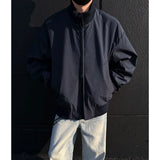 WIAOFELLAS  -  Spring Beige Jacket Men Casual Black Motorcycle Jacket Men Streetwear Hip-hop Loose Bomber Jacket Mens Black Baseball Jackets