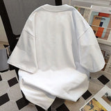 WIAOFELLAS  -  Summer New American Style Cool and Stylish Design Printed Short Sleeved T-shirt for Men's Luxury Brand Top Oversized T Shirt